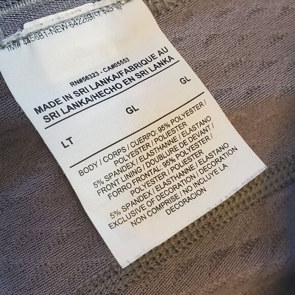 Nike Pro Mens Large Tall LT Dri-Fit Pro Fitted Leggings Gray Athletic Sport Gym - Picture 5 of 9